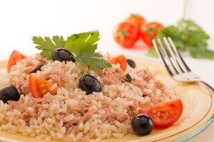Italienischer Reissalat mit Thunfisch