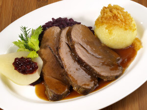 Köstlich und gesund: Wildbraten. (Quelle: fotolia)