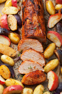 Köstlich angerichtetes Schweinefilet. (Quelle: fotolia)