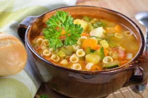 Nudelsuppe ist besonders lecker